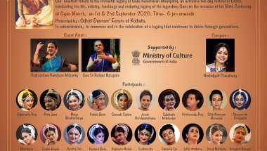 Shraddhanjali 2026 Celebrates 100 Years of Guru Kelucharan Mahapatra on 1st and 2nd September 2026 at Gyan Manch Kolkata from 6pm onwards